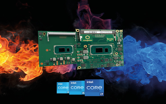 The new Congatec module based on the 11th generation Intel Core processor is for outdoor and in-car applications.