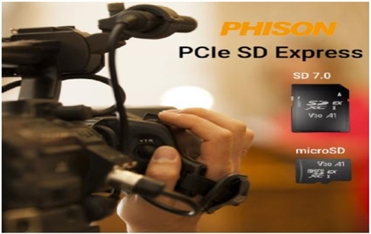 The era of high image quality is coming. Phison launched the world's first SD Express card.